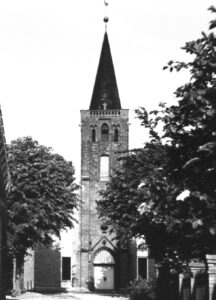 Alte Kirche, Ansicht von Westen, um 1954