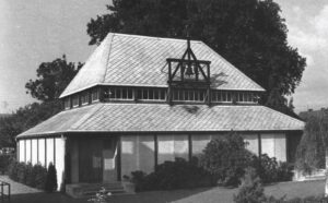 Kirche Neuenhaus, Ansicht von Südwesten, um 1954