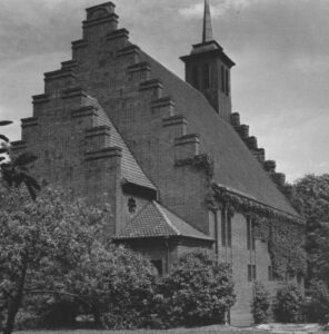 Kreuzkirche, Außenansicht, um 1954