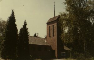 Kirche Klausheide, Ansicht von Nordosten, 1980