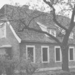 Siedlungsdoppelhaus mit Kapellenraum, Ansicht von Nordwesten, nach 1934