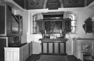 Alte Kirche, Blick zum Altar, nach 1963, vor 1982