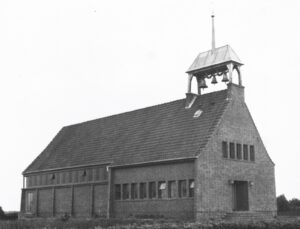 Kirche, Ansicht von Nordwesten, um 1954