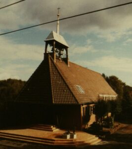 Kirche, Ansicht von Südwesten, 1980