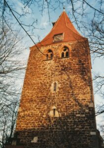 Isernhagen, St. Marien, Kirchturm, 1987