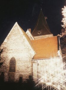 Isernhagen, St. Marien, Kirche, Nordosten, 1987