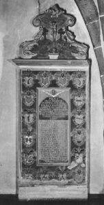 Kloster Wennigsen, Grabplatte der Domina Margareta Clara von Jeinsen († 1682)