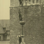Nienburg St. Martin Turmreparatur 1952 Bekrönung
