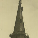 Nienburg St. Martin Turmreparatur 1952 Bekrönung
