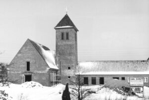 Handeloh, Kirche und Gemeindehaus Rohbau, Pfarrhaus