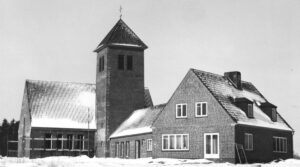 Handeloh, Kirche und Gemeindehaus Rohbau, Pfarrhaus