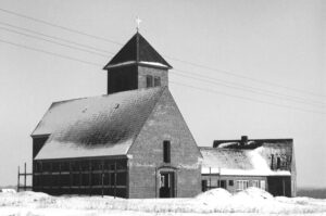 Handeloh, Kirche und Gemeindehaus Rohbau, Pfarrhaus