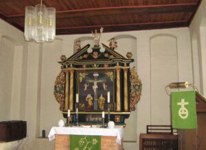 Jeetzel, Kapelle, Innenraum, Altar