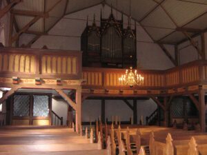 Krummasel, Kirche, Innenraum, Orgel