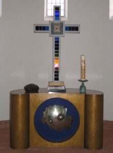 Küsten, Kirche, Innenraum, Altar