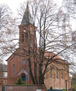 Küsten, Kirche, Außenansicht, Turm