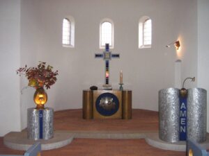 Küsten, Kirche, Innenraum, Altarraum