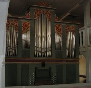 Hohe Kirche Predöhl, Lemgow, Innenraum, Orgel