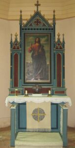 Lenzen, Kapelle, Innenraum, Altar