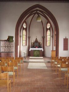 Lomitz, Kapelle, Innenraum, Altarraum