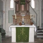 Luckau, Kapelle, Innenraum, Altar, Kanzel