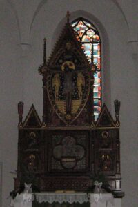 Lüchow, Kirche, Innenraum, Altarretabel