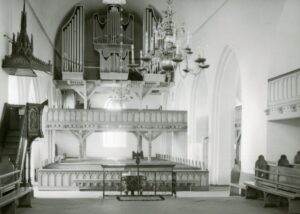 Lüchow, Kirche, Innenraum, Blick zur Orgel