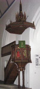 Lüchow, Kirche, Innenraum, Kanzel