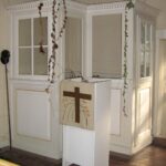 Meetschow, Kapelle, Innenraum, Prieche