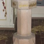 Meetschow, Kapelle, Innenraum, Taufe