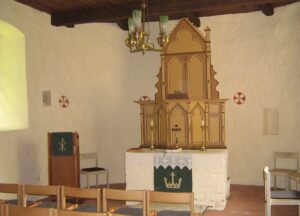 Müssingen, Kapelle, Innenraum, Kanzelaltar