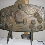 Neu Darchau, Kirche, Innenraum, Relief Letztes Abendmahl
