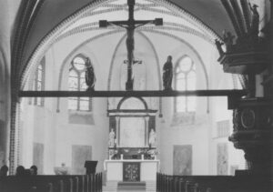 Plate, Kirche, Innenraum, Altarraum