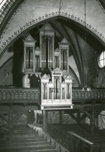 Plate, Kirche, Innenraum, Orgel
