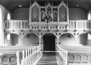 Prezelle, Kirche, Innenraum, Orgel