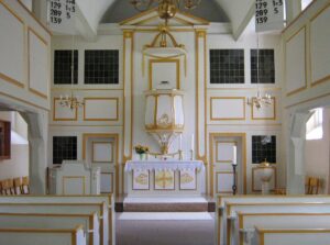 Quickborn, Kirche, Innenraum, Kanzelaltar