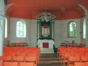 Restorf, Kirche, Innenraum, Blick zum Altar