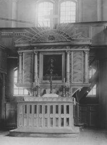 Pattensen (Winsen), St. Gertruden, Innenraum, Altar