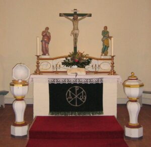 Kirche, Riebrau, Innenraum, Altar, 2008