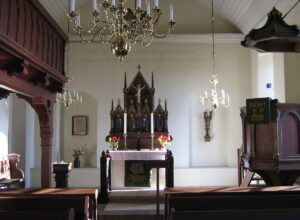 Satemin, Kirche, Innen, Altar, 2007