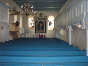 Schnackenburg, Kirche, Innenraum, Altar