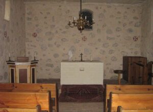 Thune, Kapelle, Innenaum, Altar