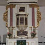 Trebel, Kirche, Innen, Altar