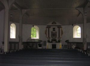 Trebel, Kirche, Innenraum, Altar