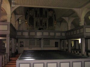 Trebel, Kirche, Innenraum, Orgel