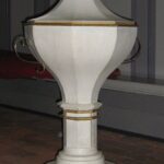 Trebel, Kirche, Innenraum, Taufe