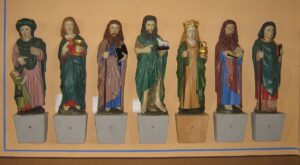Wibbese, Kirche, Innenraum, Skulpturen