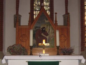 Wittfeitzen, Kirche, Innenraum, Altar
