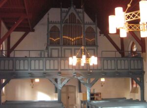 Wittfeitzen, Kirche, Innenraum, Orgel