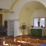 Woltersdorf, Kapelle, Dorfstraße, Innenraum, Altarraum